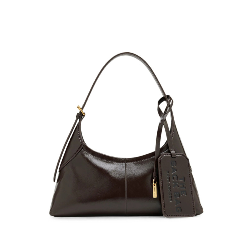 Marc Jacobs Small Belted The Sack Bag In Crinkle Leather