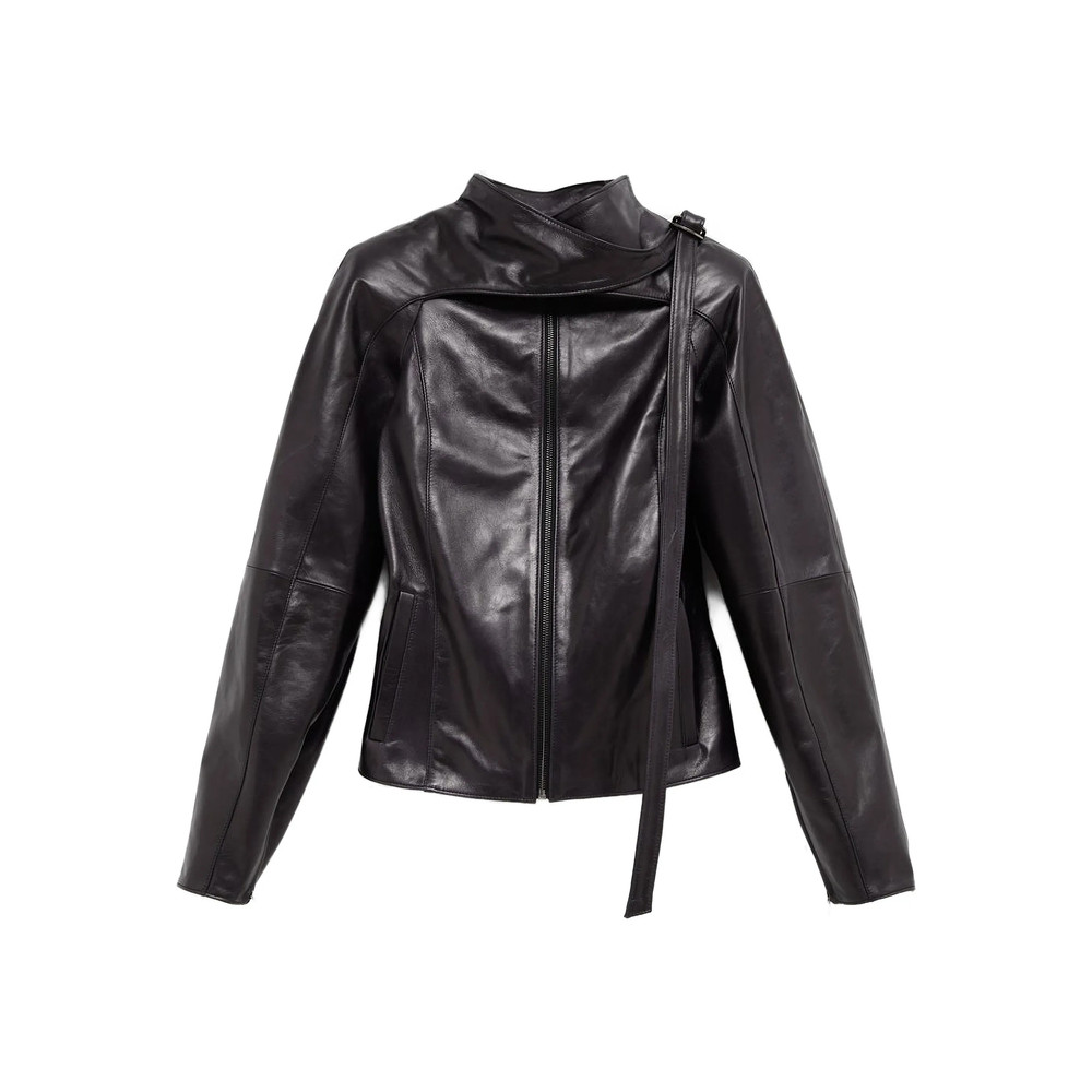 Paloma Wool Plomy Zip-up Leather Jacket