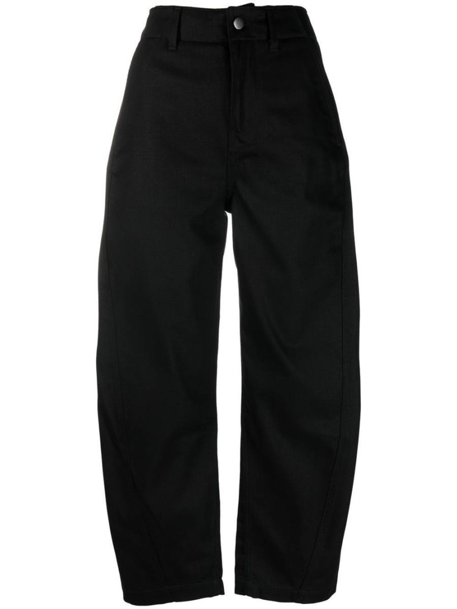Akerman curved-leg denim pant
