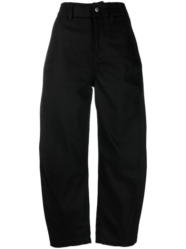 Akerman curved-leg denim pant