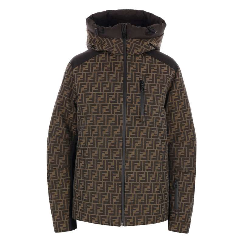 Fendi FF-jacquard Canvas Ski Jacket