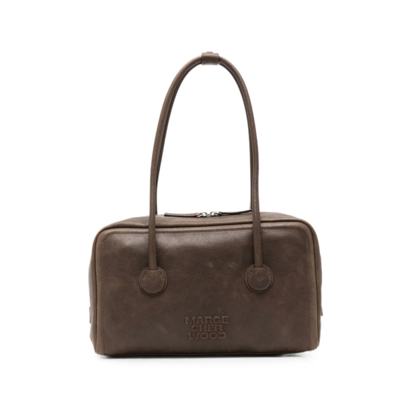 Margesherwood Logo-embossed Leather Shoulder Bag