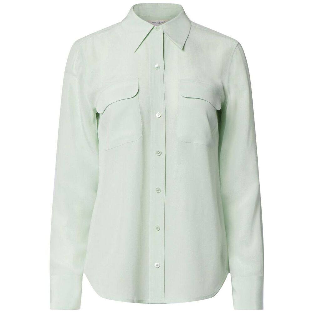 Equipment Silk Long-sleeve Shirt