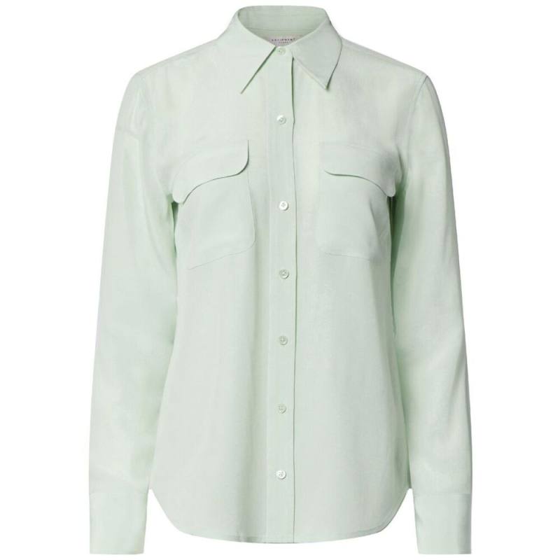 Equipment Silk Long-sleeve Shirt