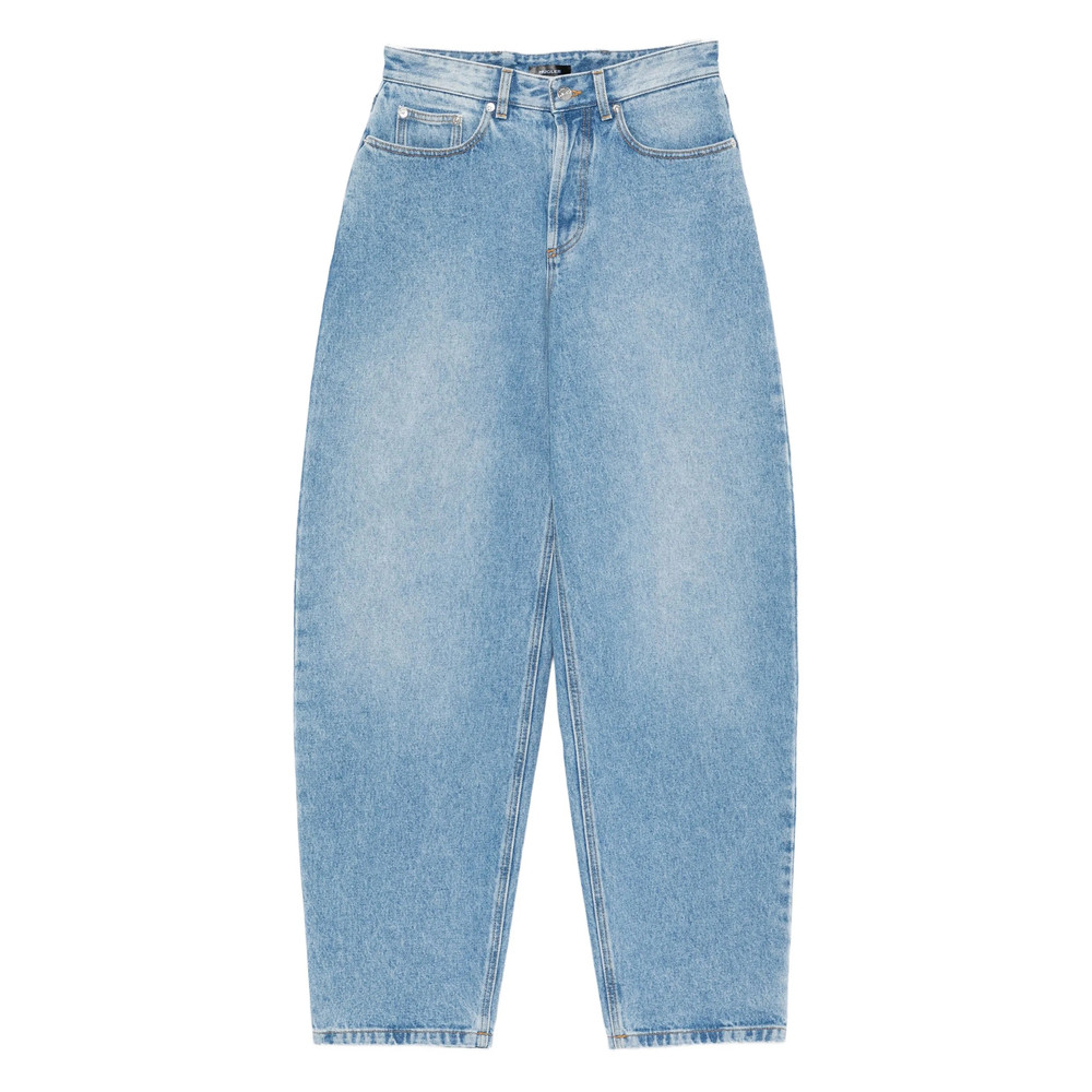 Mugler High-waisted Balloon-leg Jeans