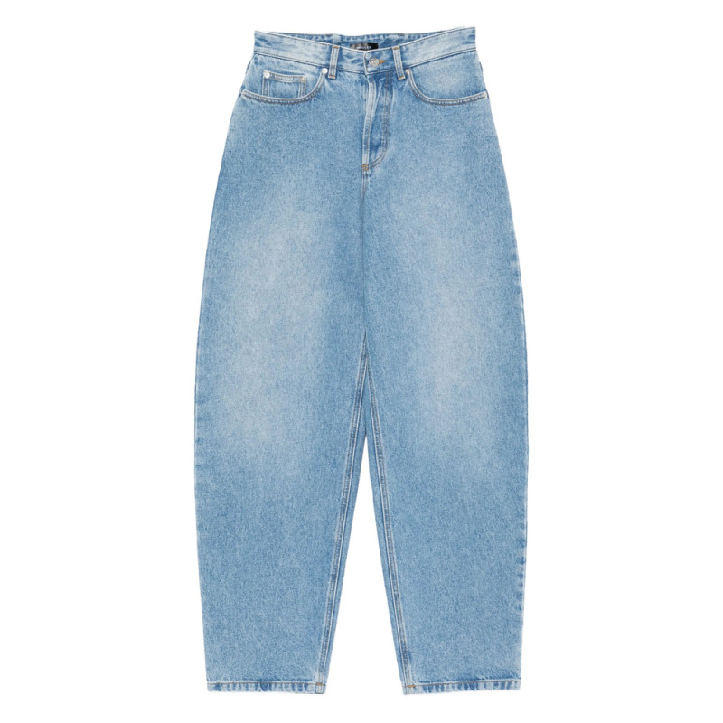 Mugler High-waisted Balloon-leg Jeans