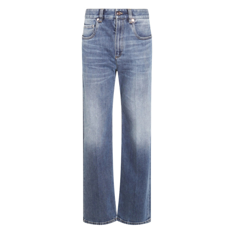 Brunello Cucinelli Pressed-crease Jeans