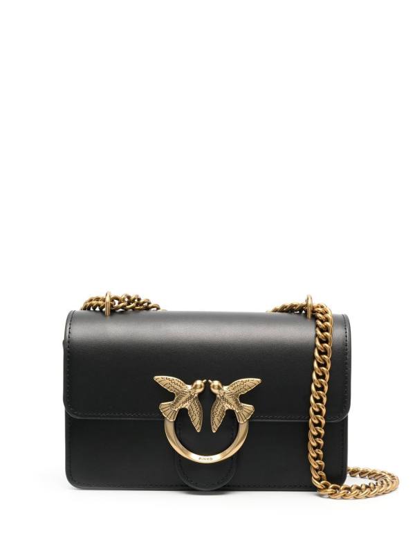 Love-Birds calf-leather shoulder bag