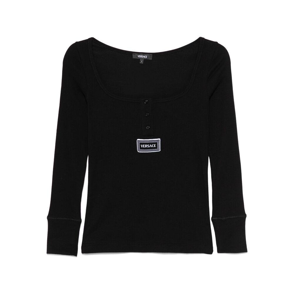 Versace Underwear Logo-patch T-shirt