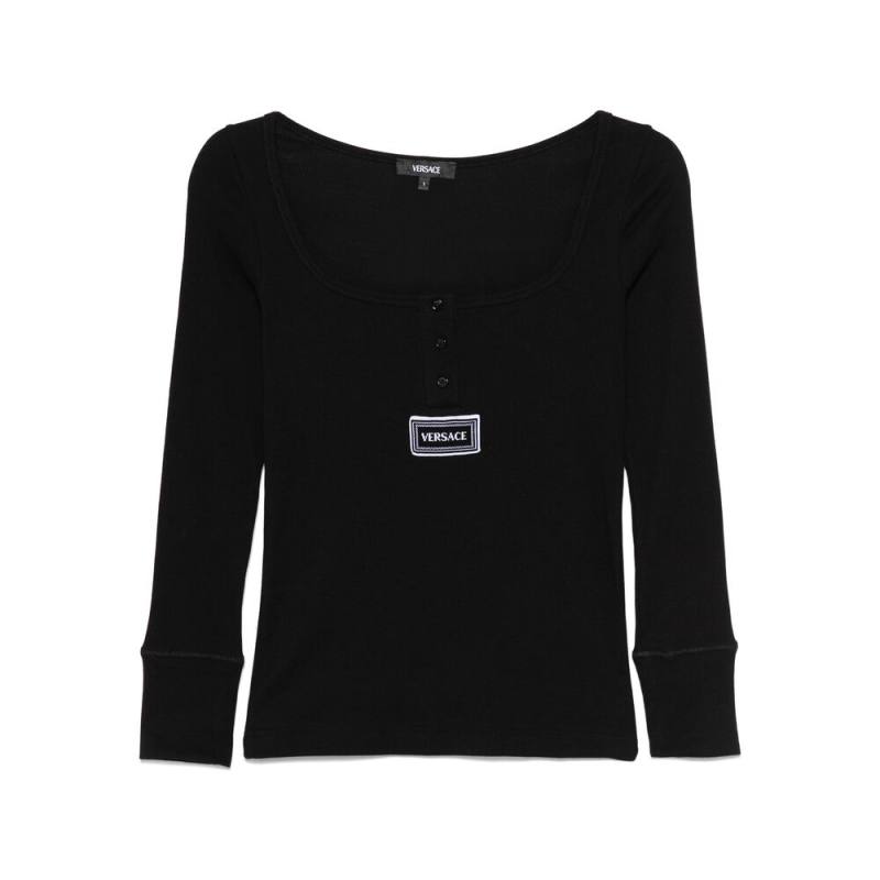 Versace Underwear Logo-patch T-shirt