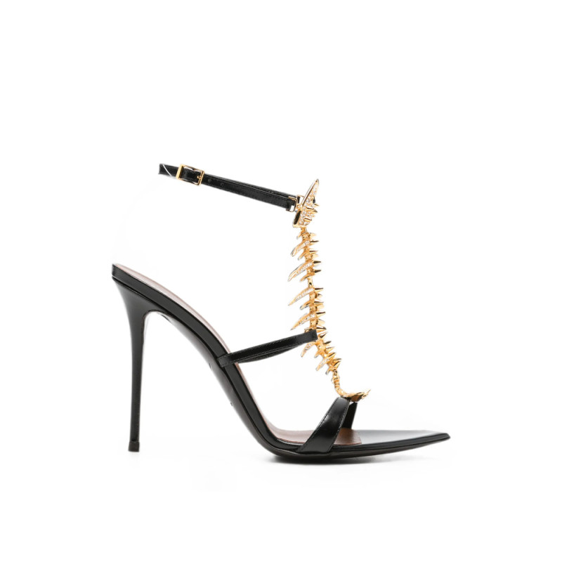 Giuseppe Zanotti Slim 2.0 105 Crystal-embellished Fishbone Sandals