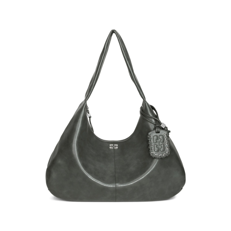 Ganni Medium Leather Shoulder Bag