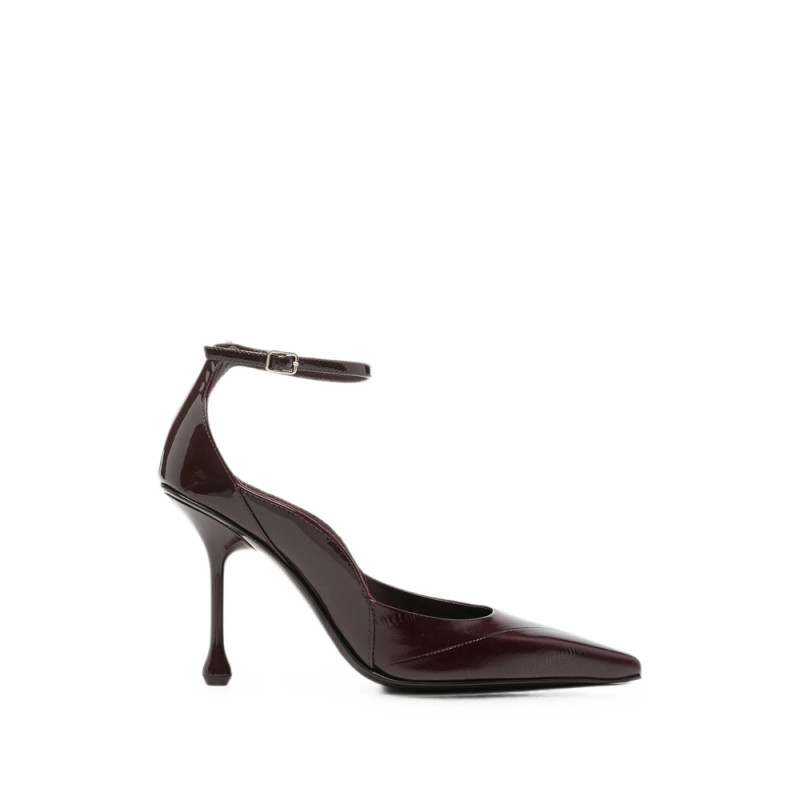 Jimmy Choo Quinci Pointed-toe Ankle-strap Pumps
