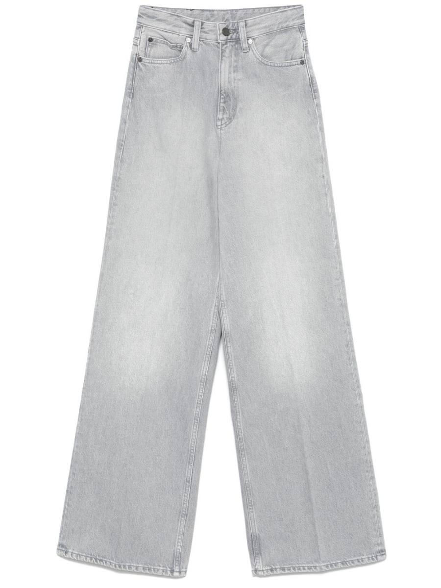 high-rise wide-leg jeans
