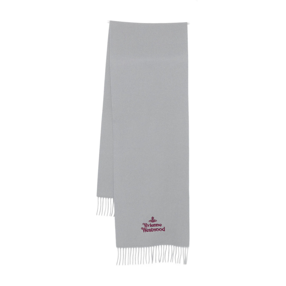 Vivienne Westwood Wool Fringed Scarf