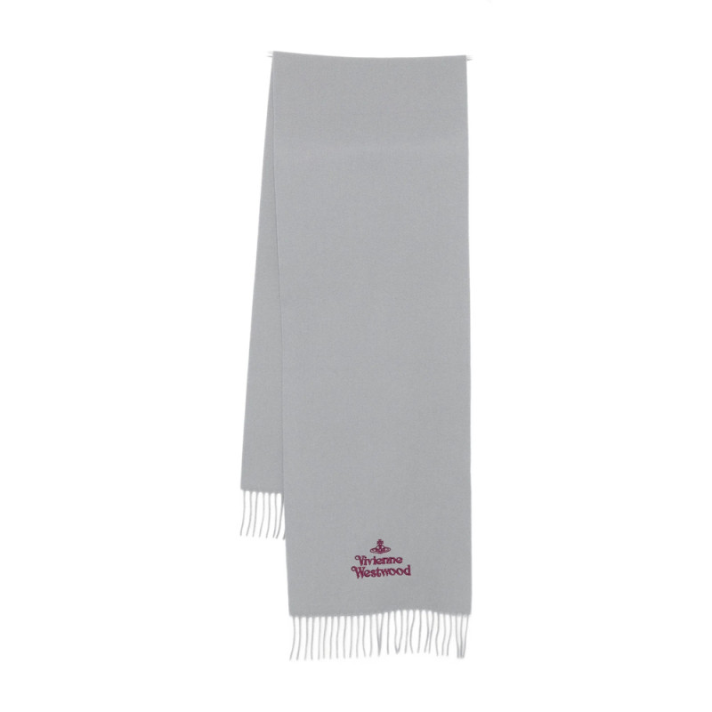 Vivienne Westwood Wool Fringed Scarf