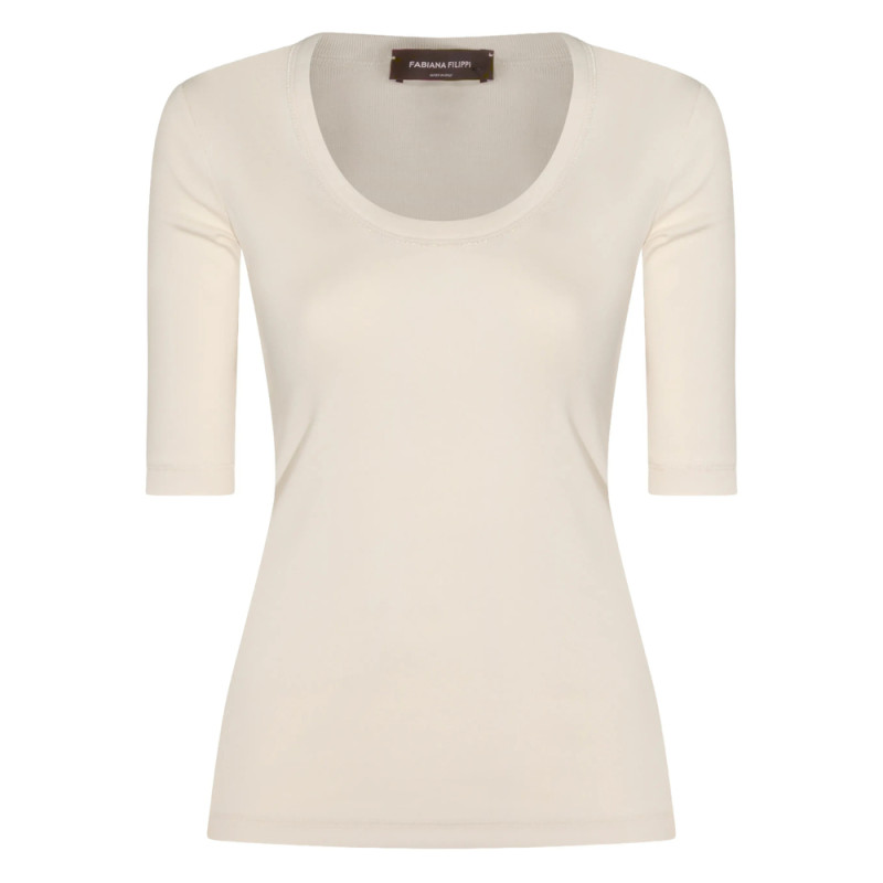 Fabiana Filippi Scoop-neck T-shirt
