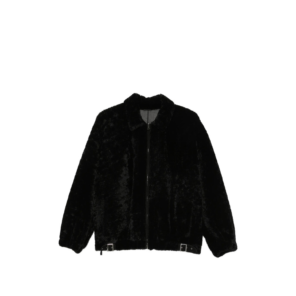 Simonetta Ravizza Strappy Buckle-detail Fur Jacket