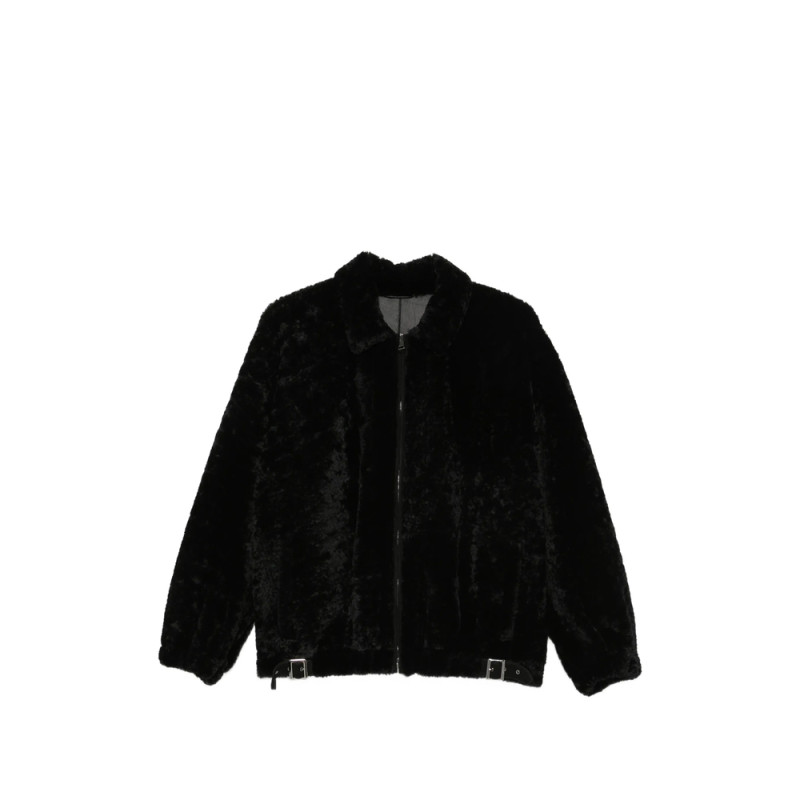 Simonetta Ravizza Strappy Buckle-detail Fur Jacket