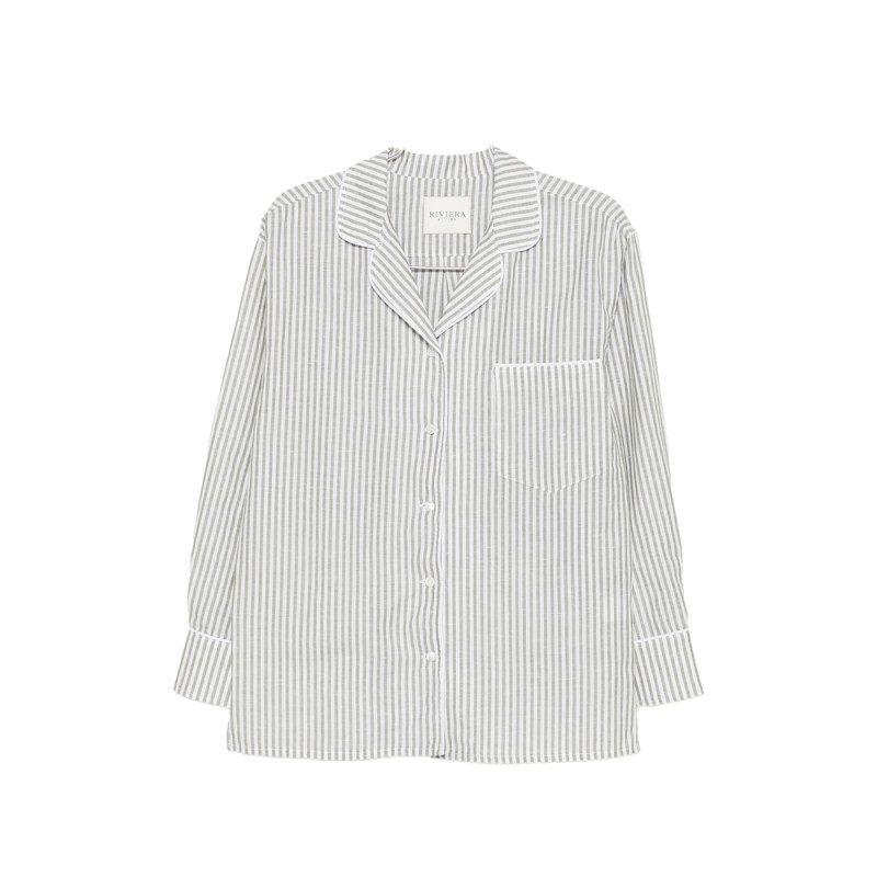 Riviera Striped-print Shirt