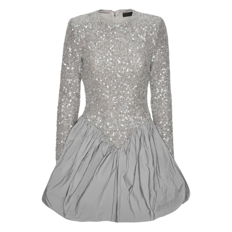 Rotate Sequin-embellished Bubble Mini Dress