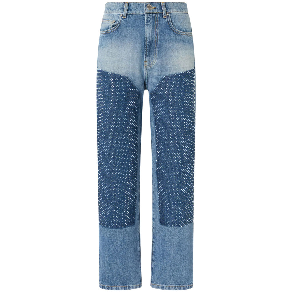 Pinko Appliqué-patch Straight-leg Jeans