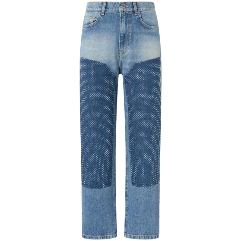 Pinko Appliqué-patch Straight-leg Jeans