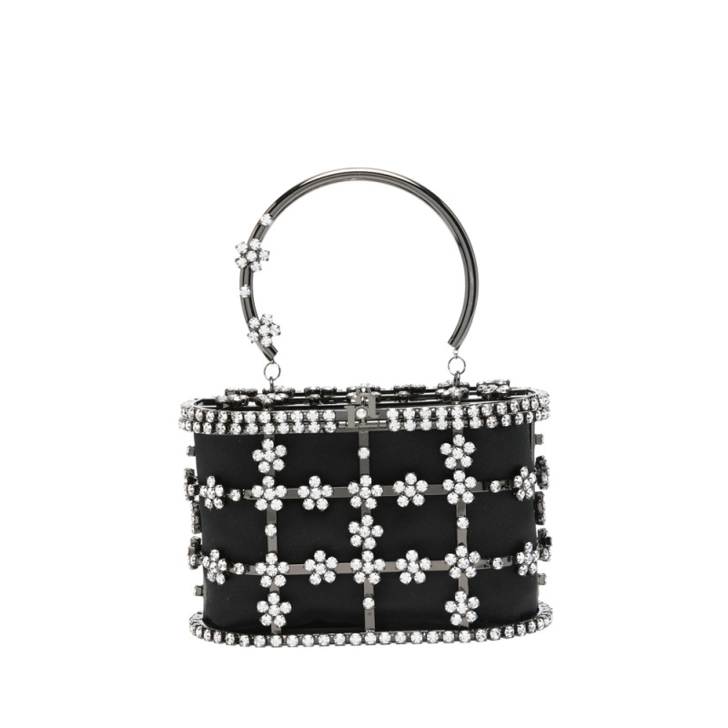 Rosantica Mini Holli Crystal-embellished Top-handle Tote Bag