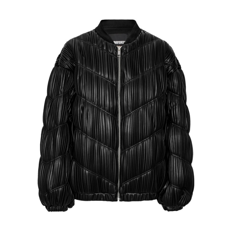 Rotate Pleated Bomber Jacket