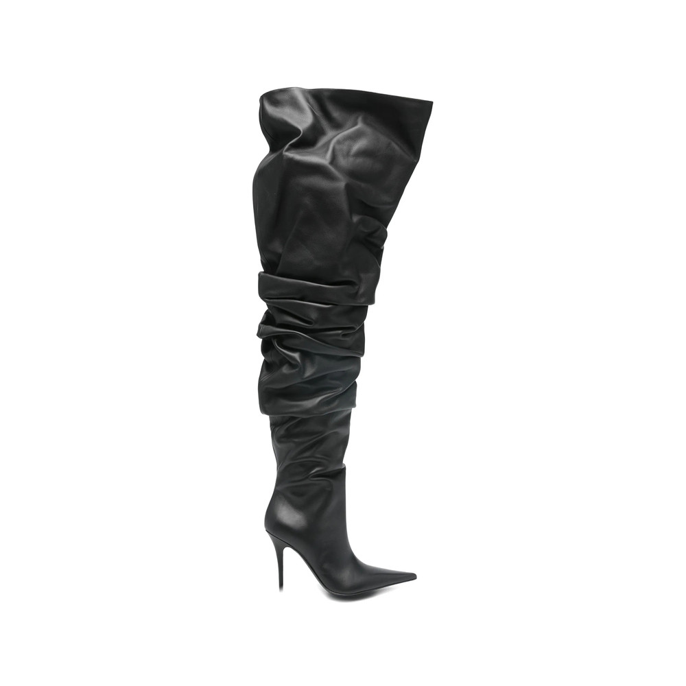 Amina Muaddi Anok Thing-high Heeled Boots