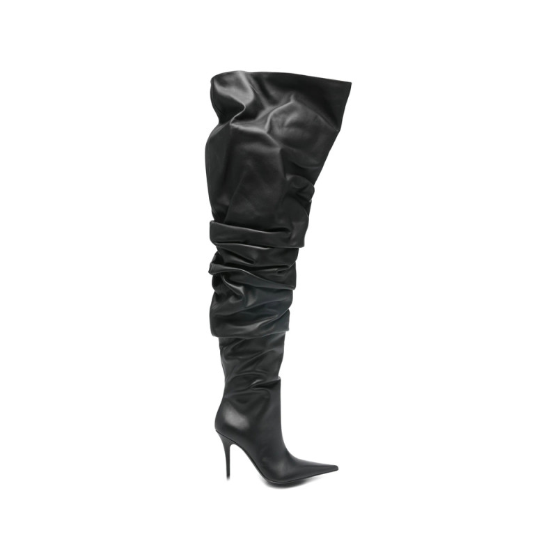 Amina Muaddi Anok Thing-high Heeled Boots