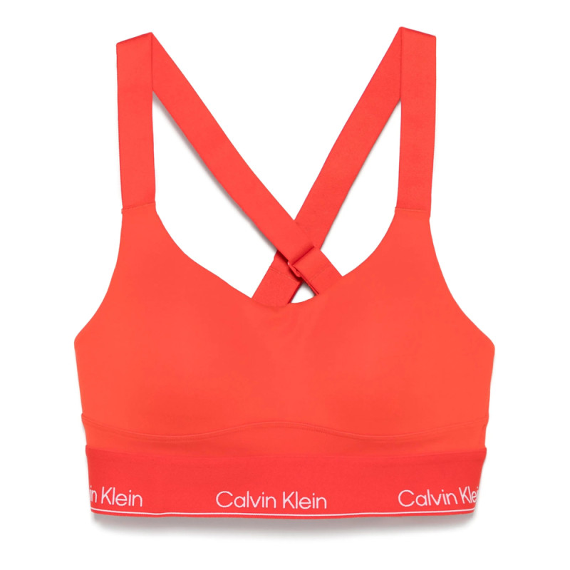 Calvin Klein Sport Logo-hem Sports Bra