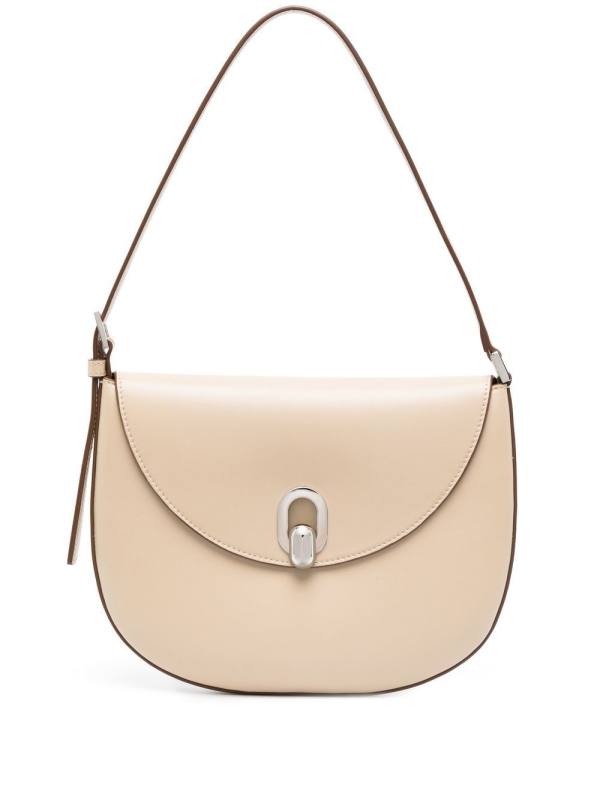 Tondo leather shoulder bag