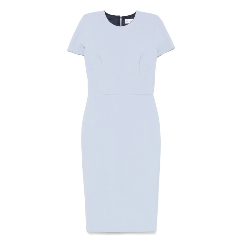 Victoria Beckham Crew-neck Midi Dress
