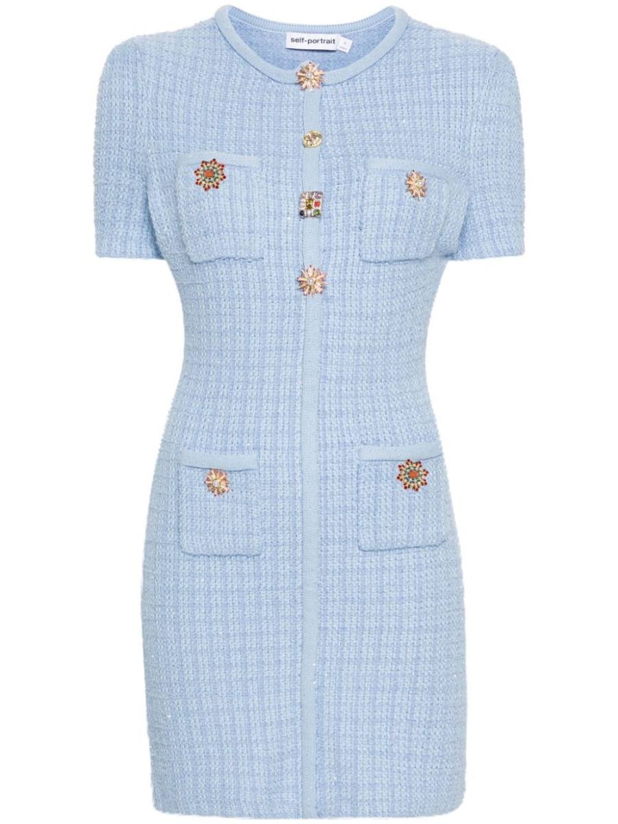 knitted mini dress