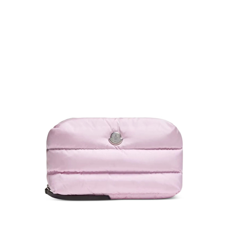 Moncler Caradoc Quilted Logo Make Up Bag