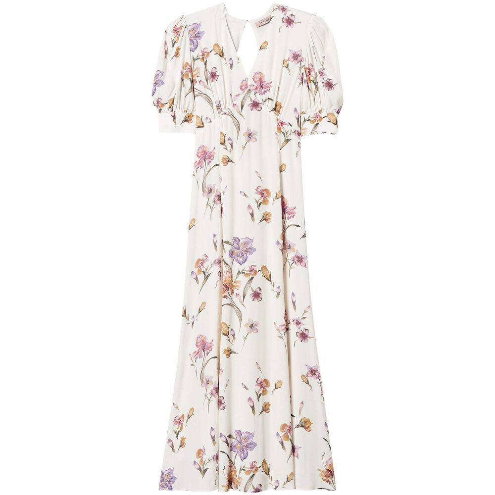 Twinset Floral-print Crepe Dress