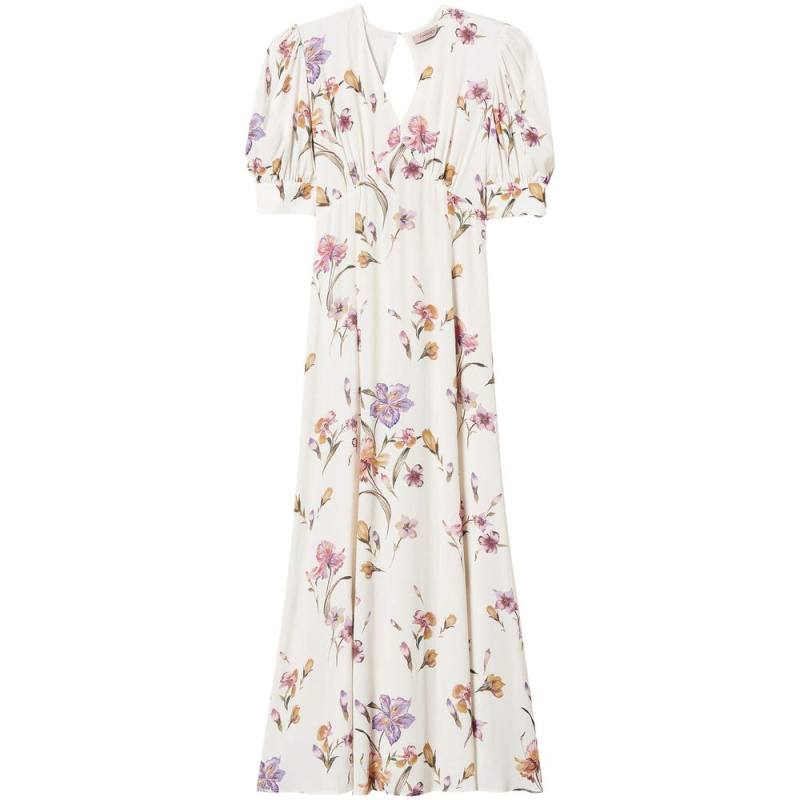Twinset Floral-print Crepe Dress