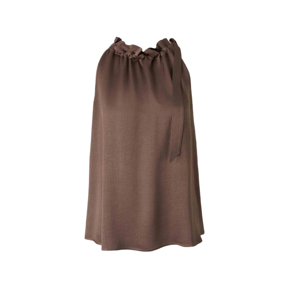 Peserico Ruffled Tie-fastening Top