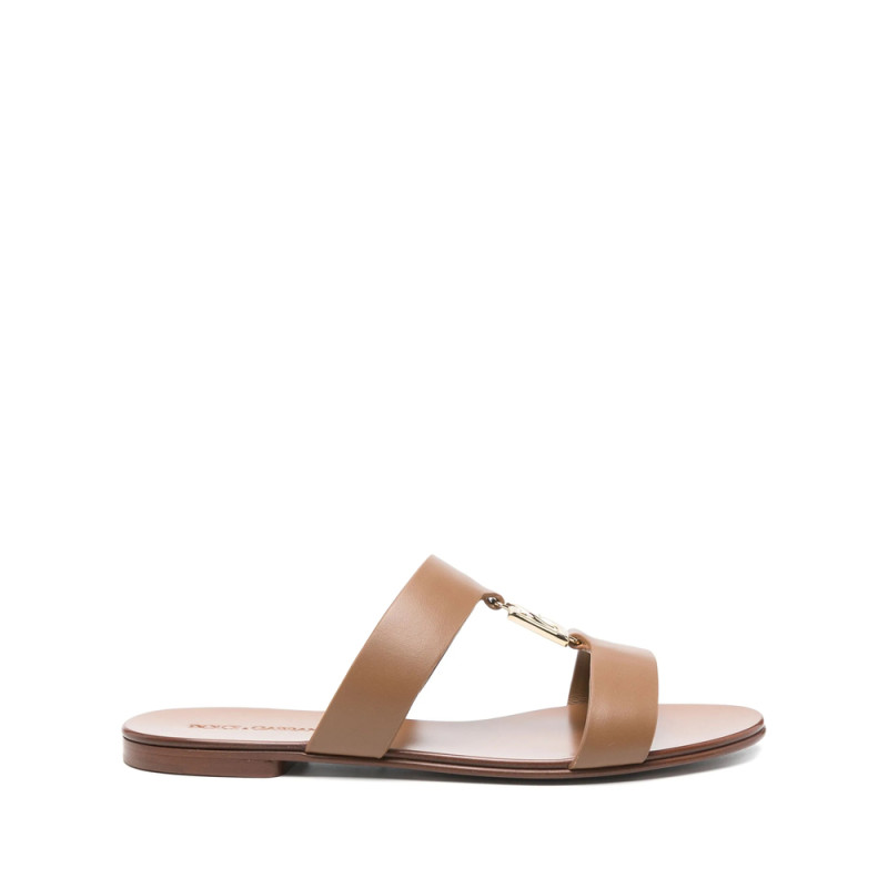 Dolce & Gabbana Leather Slides