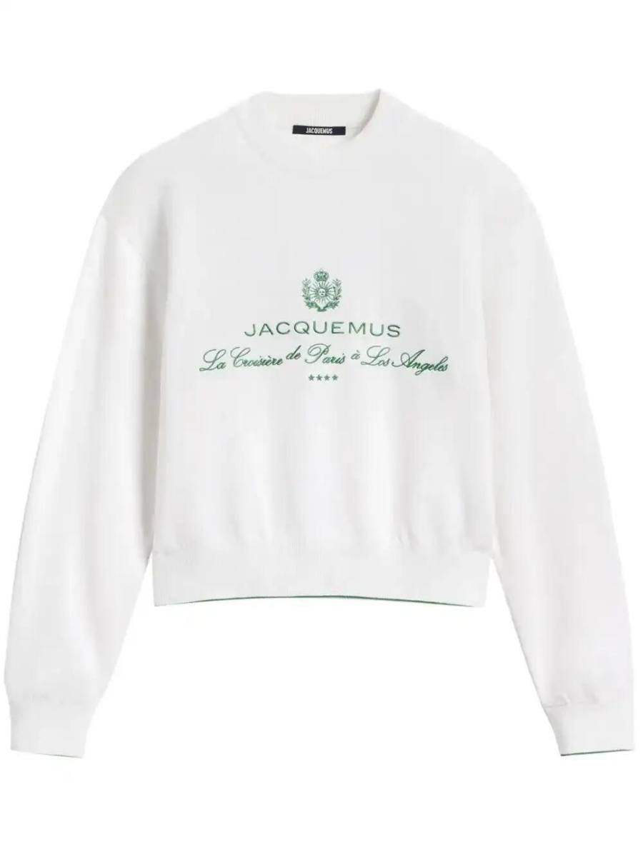 logo-embroidered sweatshirt