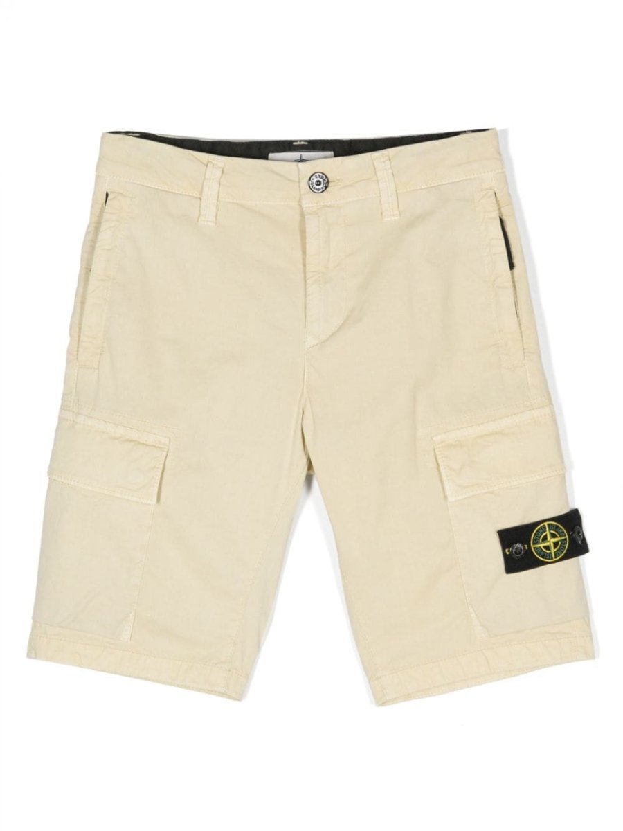 Compass-motif cargo shorts
