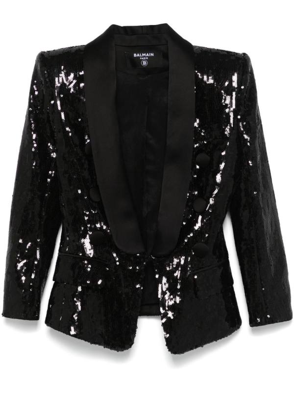 sequinned blazer