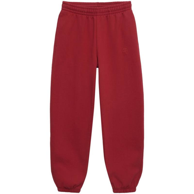 Anine Bing Logo-embroidered Sweatpants