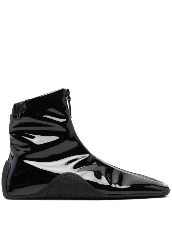 logo-embossed sneakers