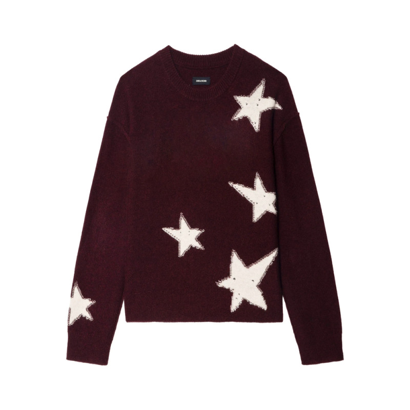 Zadig & Voltaire Star-pattern Cashmere Jumper