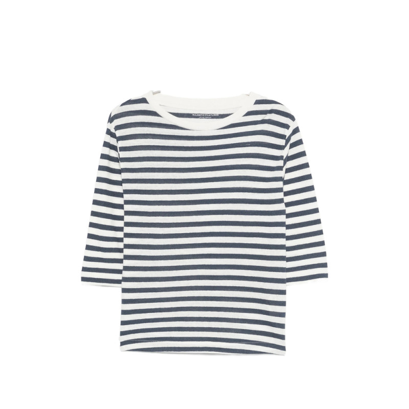 Majestic Filatures Striped T-shirt