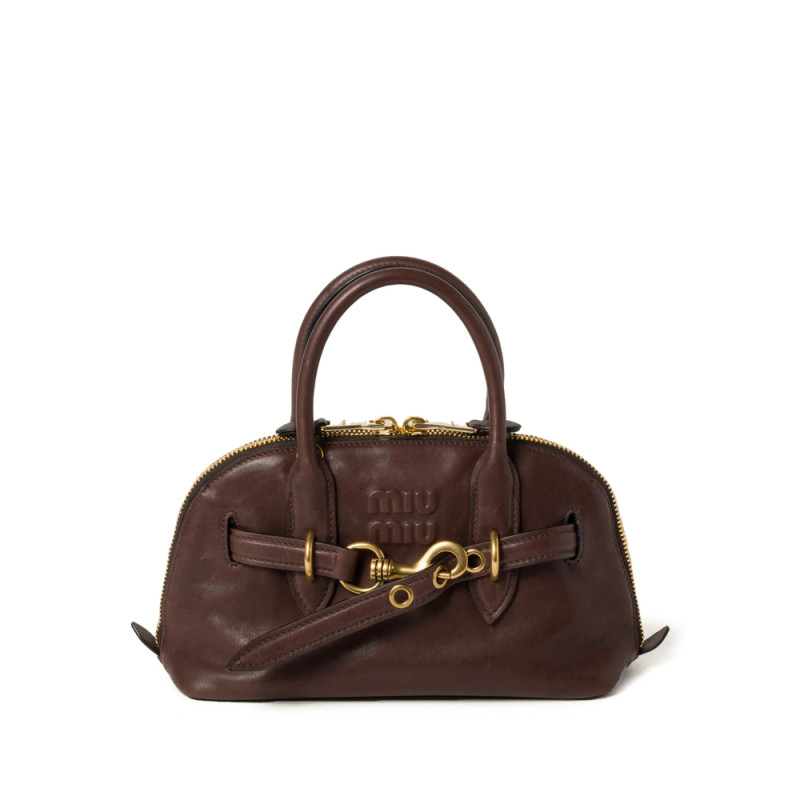 Miu Miu Aventure Leather Tote Bag
