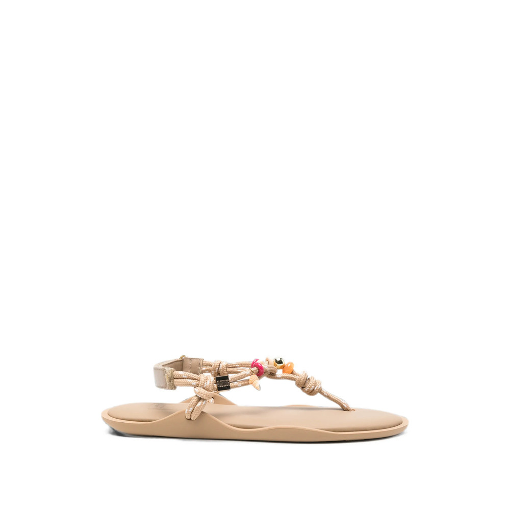 Flowze X Collanine Colorate Beaded-rope Sandals