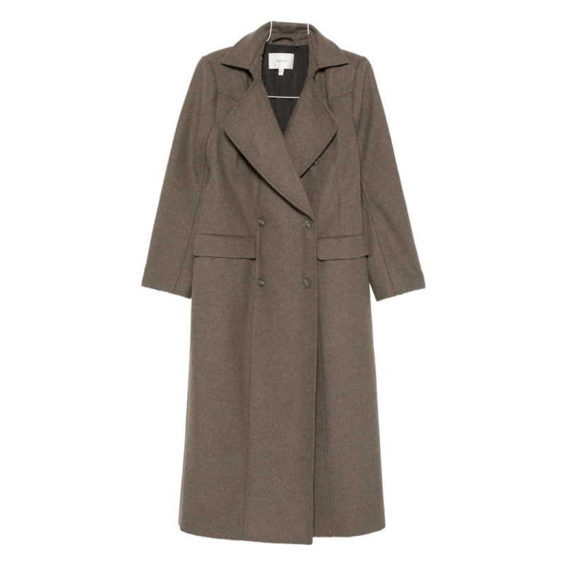 Gestuz Double-breasted Lapel Coat